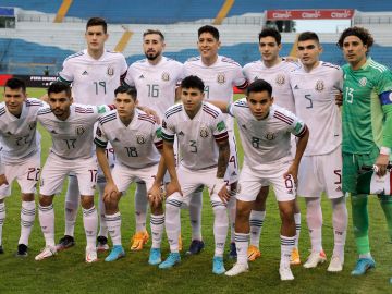 México en la previa del juego contra Honduras en el Hexagonal de la CONCACAF.