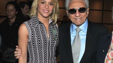 Shakira y su papá, William Mebarak Chadid.