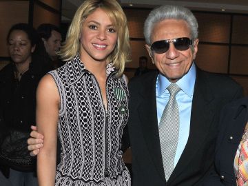 Shakira y su papá, William Mebarak Chadid.