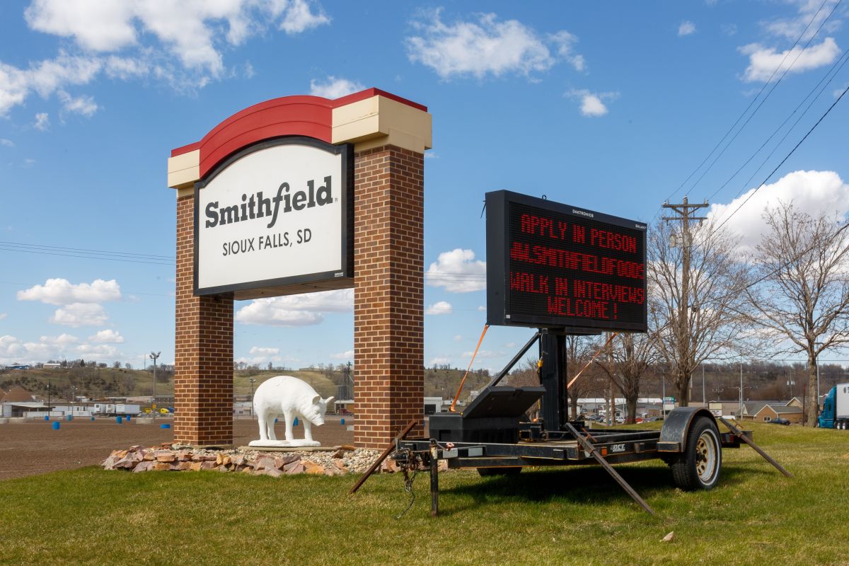 Smithfields Foods, el procesador de carne más grande de EE.UU., cierra