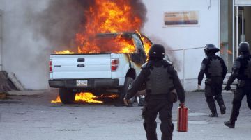incendio de vehículo en México