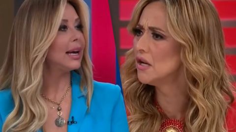 Myrka Dellanos y Verónica Bastos protagonizan fuerte debate en 'La Mesa Caliente'.