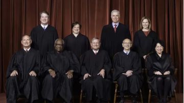 Los jueces del Tribunal Supremo de Estados Unidos.