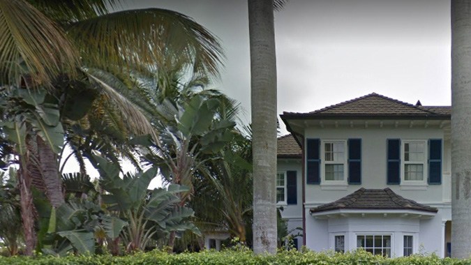 Así luce la casa de Palm Beach donde vivieron Thalía y Tommy Mottola (Google Maps)