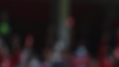 Valver Huerta (centro) celebra la goleada del Toluca a Atlas por Apertura 2022 de la Liga MX.