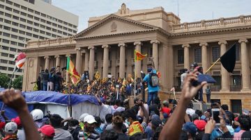 Sri Lanka: toma de palacio presidencial seguirá hasta la salida de Rajapaksa