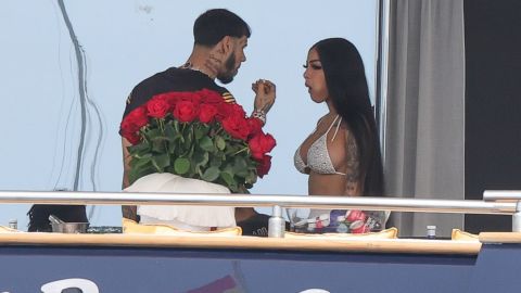 Anuel AA y Yailin La Más Viral en Ibiza.