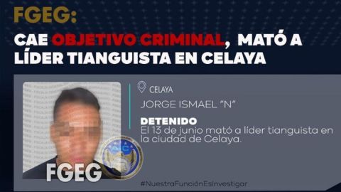 Captura de sicario del CJNG