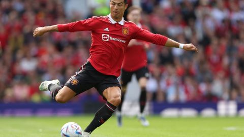 Cristiano Ronaldo volvió a jugar con el Manchester United tras estar ausente en gran parte de la pretemporada.