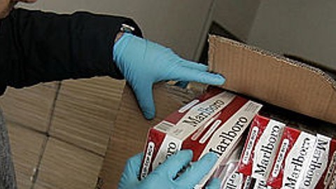 Decomiso de cigarros