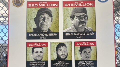 Recompensa de la DEA por narcos mexicanos