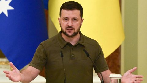 El presidente ucraniano pidió la creación de un tribunal para castigar la agresión rusa contra Ucrania.