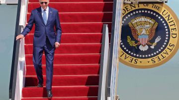 Joe Biden llegó a Tel Aviv en su primera gira por Oriente Medio.