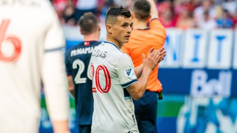 Andrés Cubas sentenció el partido un minuto antes del final.