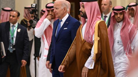 Joe Biden Mohamed bin Salmán Arabia Saudí