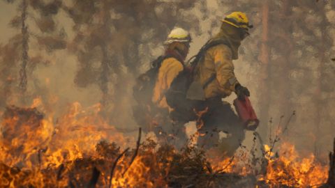 Un enorme incendio contaminó la cuenca del río Gallinas en Nuevo México.