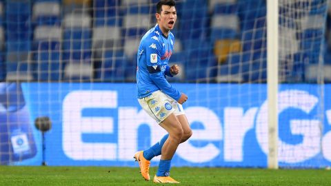 Lozano se encargó de la ofensiva del equipo italiano en el último amistoso.