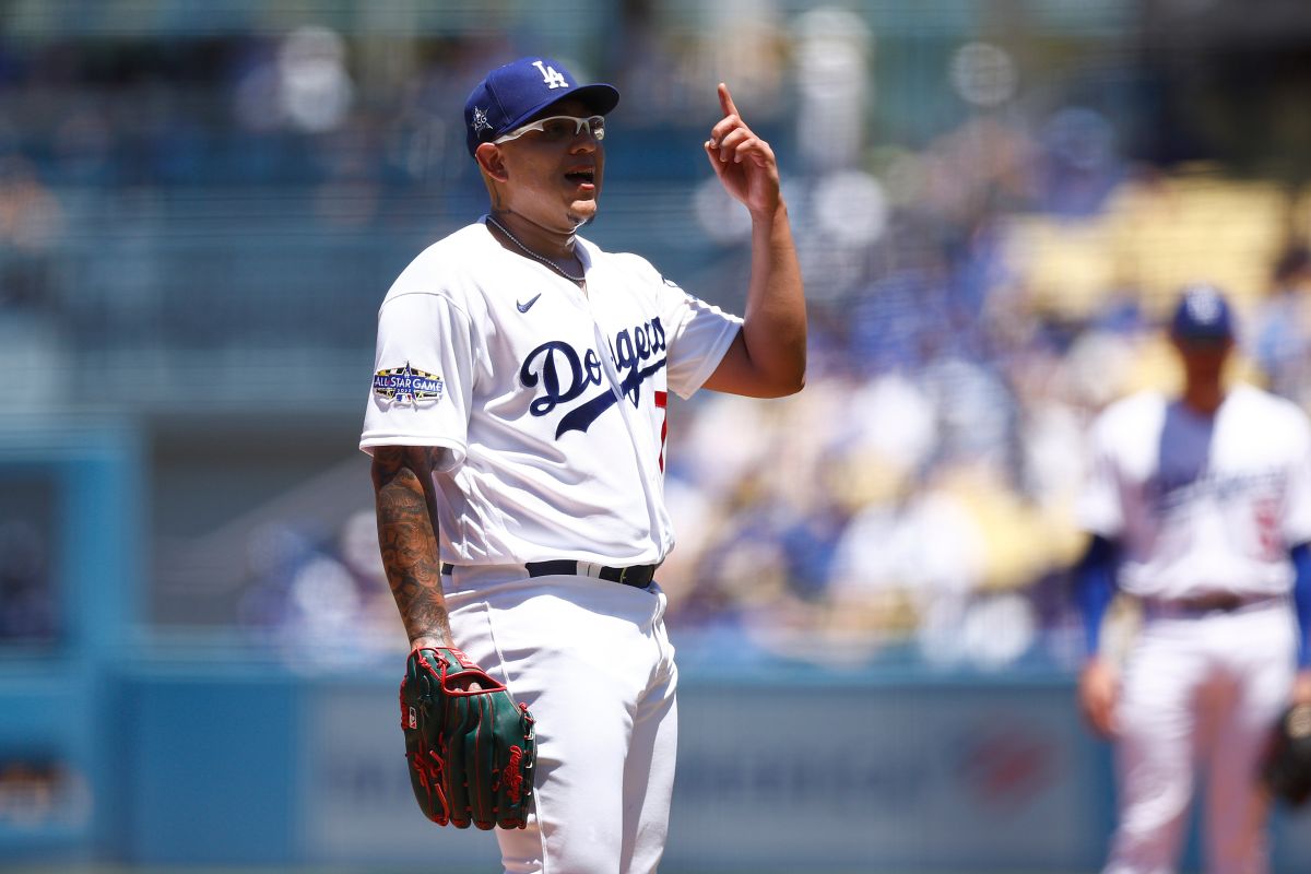 Julio Urías, lanzador mexicano de los LA Dodgers.