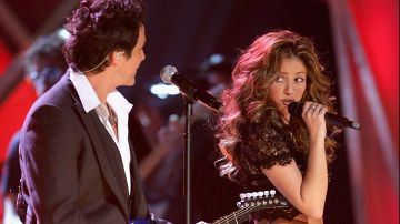 Alejandro Sanz y Shakira | Scott Gries/Getty Images.