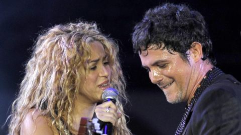 Shakira y Alejandro Sanz | JUAN MABROMATA/AFP via Getty Images.