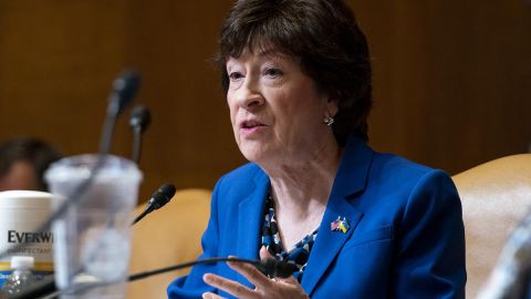 La Senadora Susan Collins dio una conferencia de prensa con respecto a este tema.