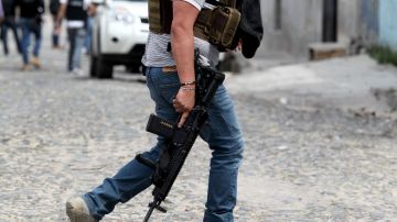 Hombre armado en México