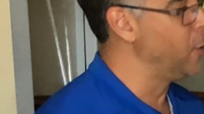 Raúl González junto a su familia