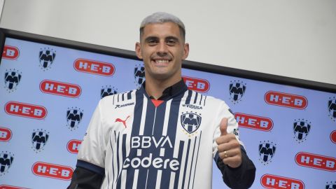 Germán Berterame, nuevo delantero de Rayados de Monterrey.