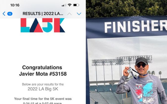 Experiencia como corredor