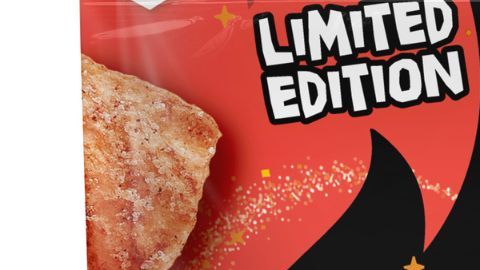 portada del nuevo producto Cinna Fuego Toast Crunch en colores rojo y negro.