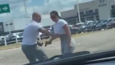 Benjamin Greene (izq) y Nazly Ortiz enfrentan cargos.