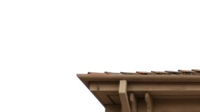 La fachada de un local de la farmacia Walgreens con una persona que sale del local y un vehículo de color blanco estacionado.