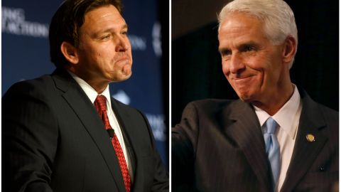 Ron DeSantis y Charlie Crist estarán frente a frente en las votaciones de noviembre.