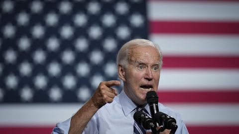 Joe Biden se dirigió a la multitud en Maryland en donde habló en contra de Maga.