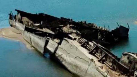 Buques de guerra nazis, el "Stonehenge español" y otros inesperados hallazgos que han dejado las sequías en Europa