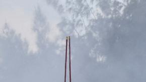 Soldados disparan obuses en un ejercicio militar en la región taiwanesa de Pingtung. (9.08.2022).