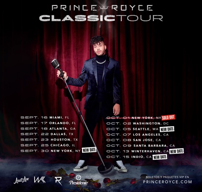 Estas son las ciudades que visitará Prince Royce