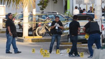 Escena del crimen en México