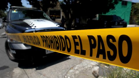 Escena del crimen en México