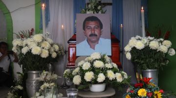 Funeral del periodista Fredid Román