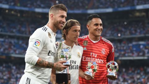 Navas, Modric y Ramos