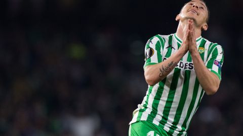 El mexicano Andrés Guardado sigue sin sumar minutos con el Real Betis esta temporada 2022-2023 de La Liga española.