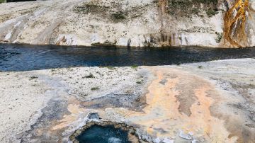 Hallan pie humano dentro de un zapato flotando en aguas termales del Parque Nacional de Yellowstone