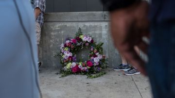 Foto de una vigilia en honor a quienes perdieron la vida durante un tiroteo en Dayton, Ohio, el 4 de agosto de 2019.