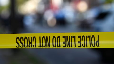 PHILADELPHIA, PA - AUGUST 14: Police tape is stretched across a street near a residence during a shooting on August 14, 2019 in Philadelphia, Pennsylvania. At least six police officers were reportedly wounded in an hours-long standoff with a gunman that prompted a massive law enforcement response in the city's Nicetown-Tioga neighborhood. (Photo by Mark Makela/Getty Images)