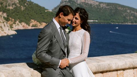 Rafael Nadal y Mary Perelló.