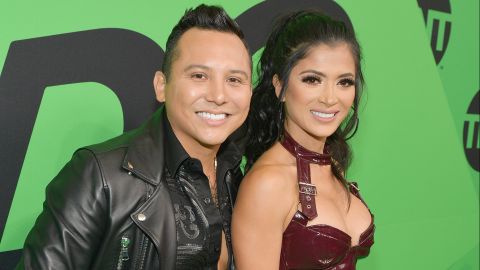 Edwin Luna y Kimberly Flores | Matt Winkelmeyer/Getty Images for Spotify.