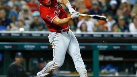 Mike Trout, jardinero de Los Angeles Angels.