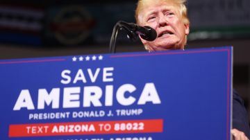 El expresidente Trump lidera su movimiento 'Save America'.