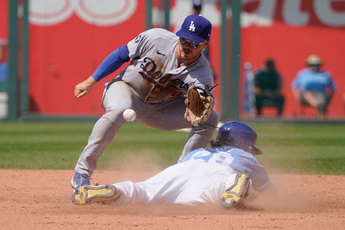Acción del partido entre los LA Dodgers y Kansas City Royals del domingo 14 de agosto.